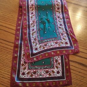 Oblong Anne Klein Autumn Colors Silk Scarf